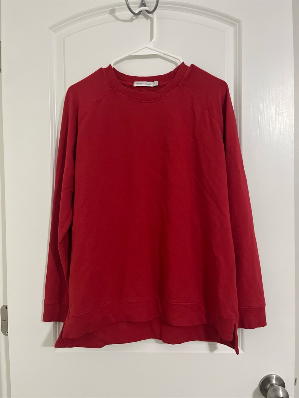 Peter Millar Red Crewneck Sweatshirt